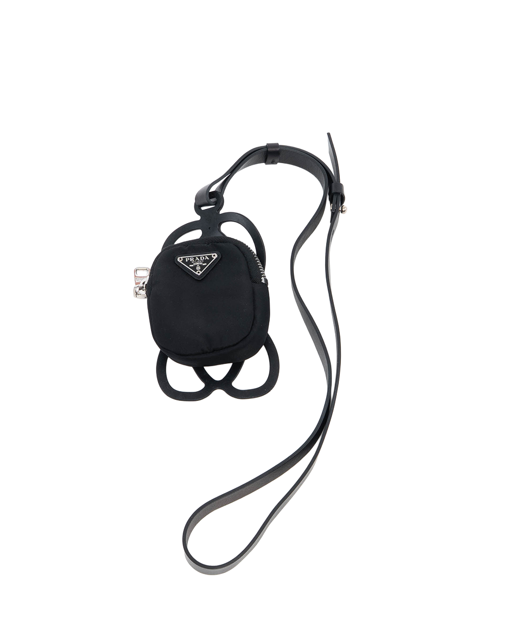 PRADA PHONE TOTE NECK STRAP BLACK NYLON SHW 2267