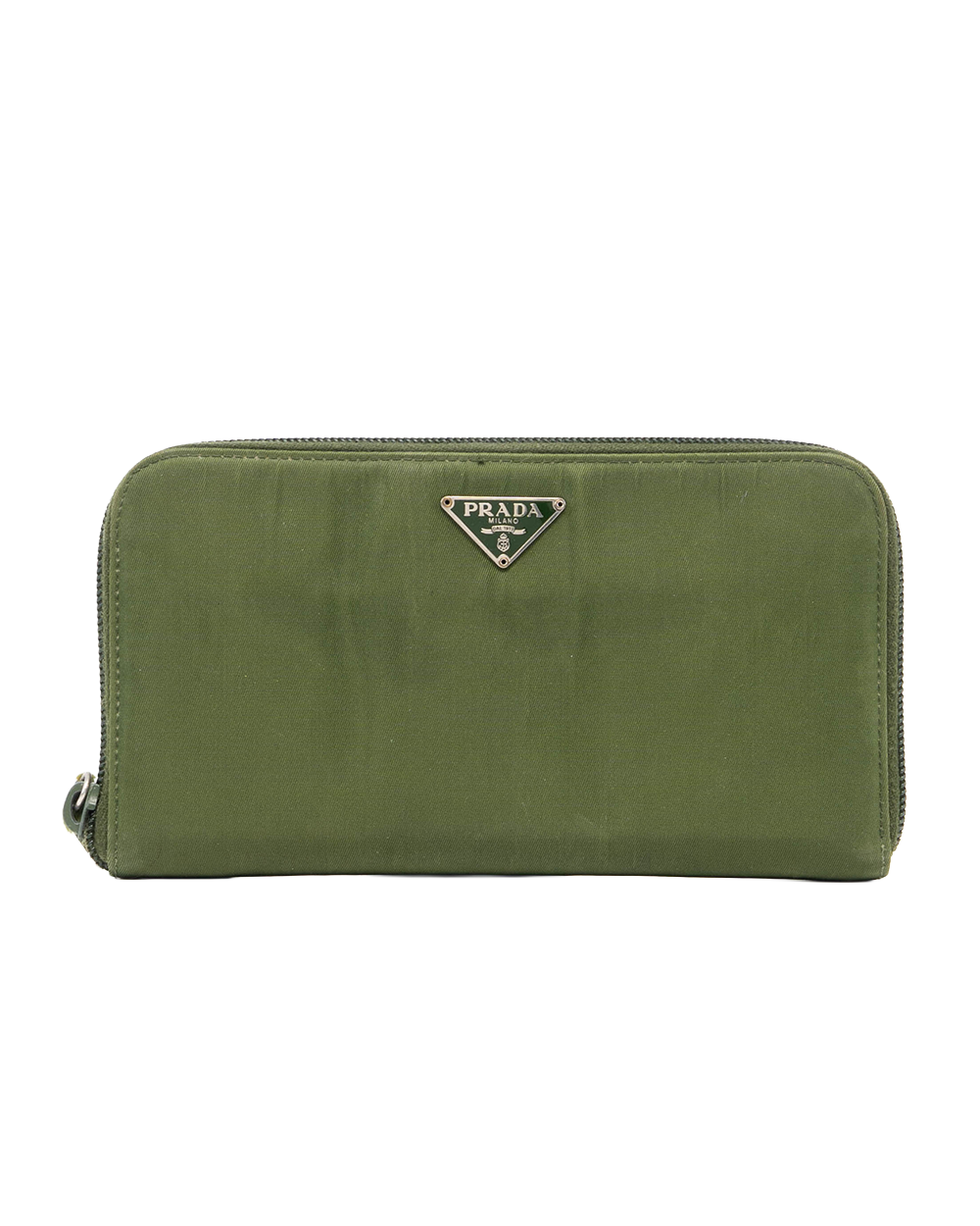 PRADA SARAH WALLET GREEN NYLON SHW 8147