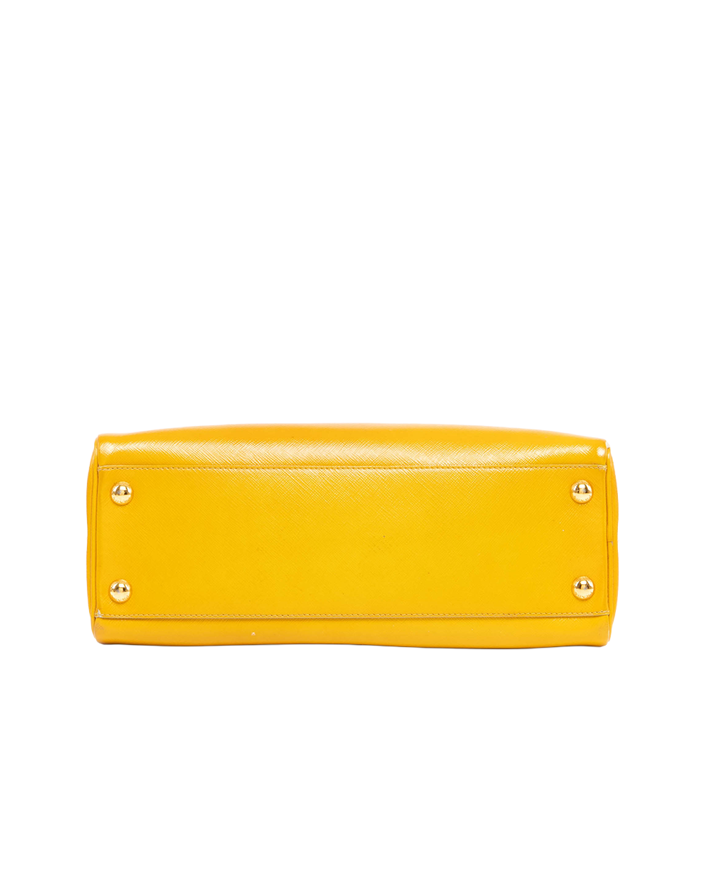 PRADA VERNICE PYRAMIDE SAFIANO YELLOW GHW 3189