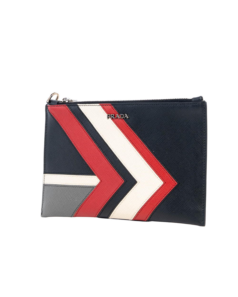 PRADA ZIPPY WALLET LONG BLACK RED SAFFIANO SHW 5100