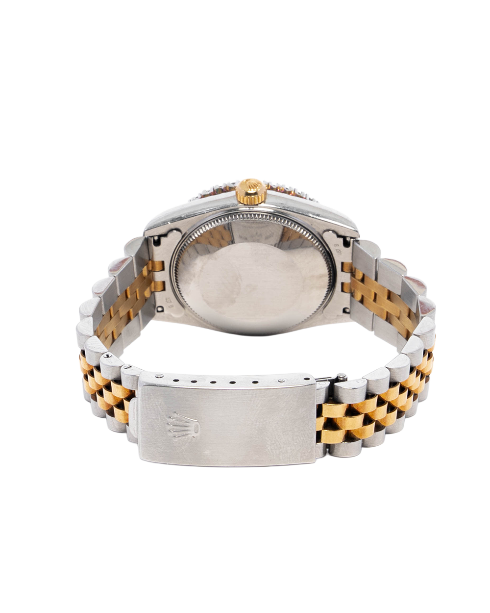 ROLEX DATEJUST 31MM GOLD 2TONE DIAMOND SHW 487 B 1447