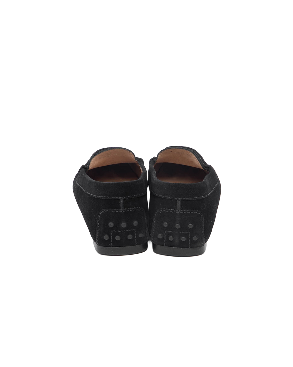 TOD S GOMMINO LOAFER 38 BLACK 7260