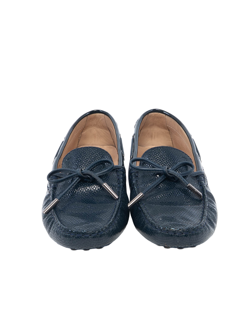 TOD S LOAFER 38 BLUE NAVY 7249