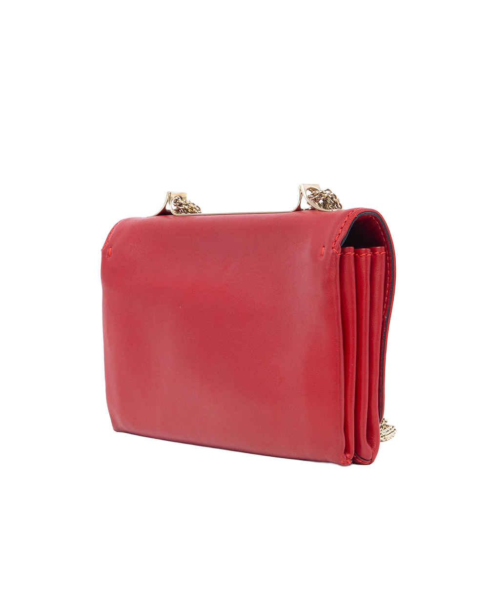 VALENTINO SHOLDER BAG RED CALF GHW 5047