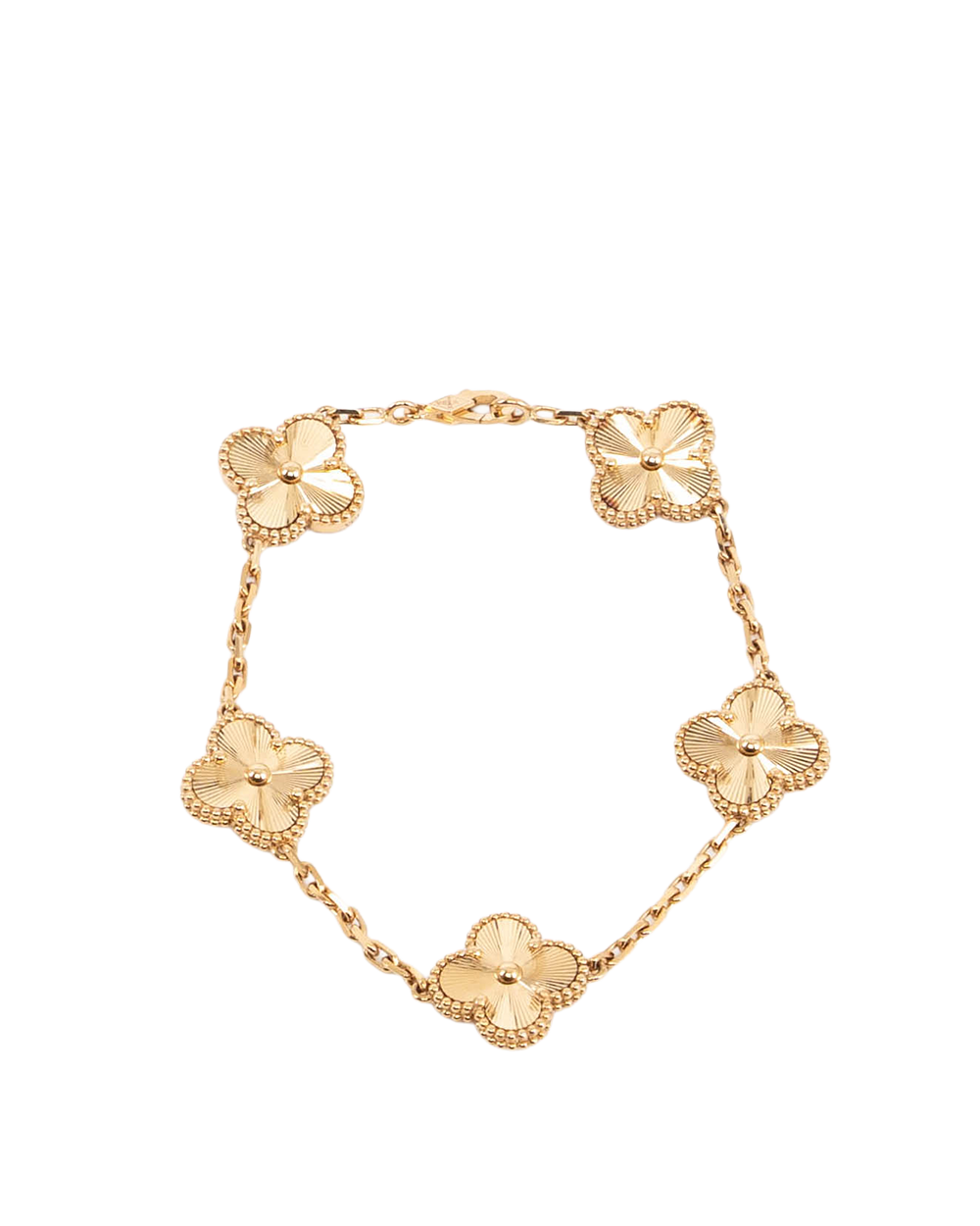 VAN CLEEF&ARPELS ALHAMBRA BRACELET VINTAGE 5 MOTIFS 18K GHW JH162359 00568
