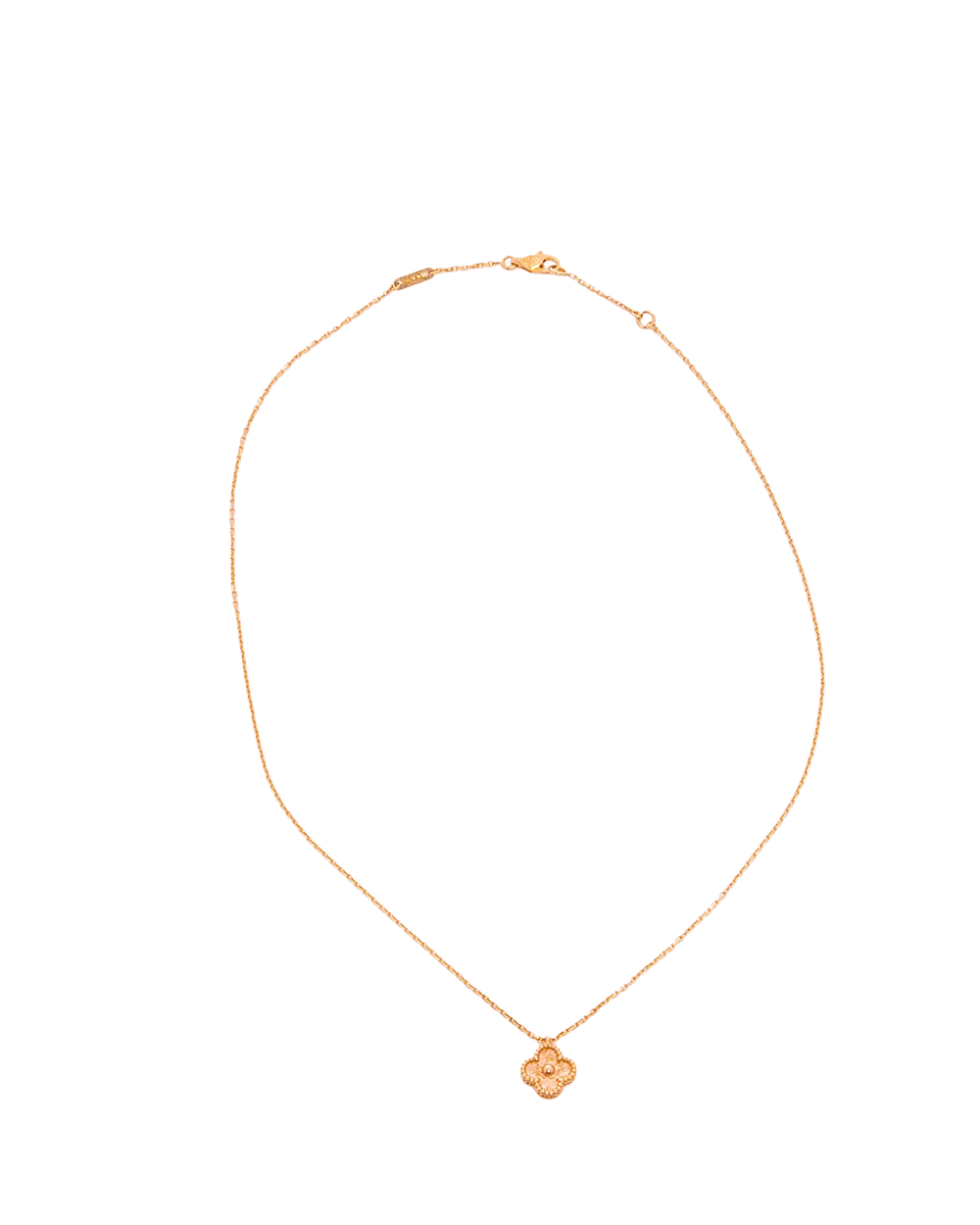 VAN CLEEF&ARPELS ALHAMBRA NECKLACE SWEET GHW JO786335 01358