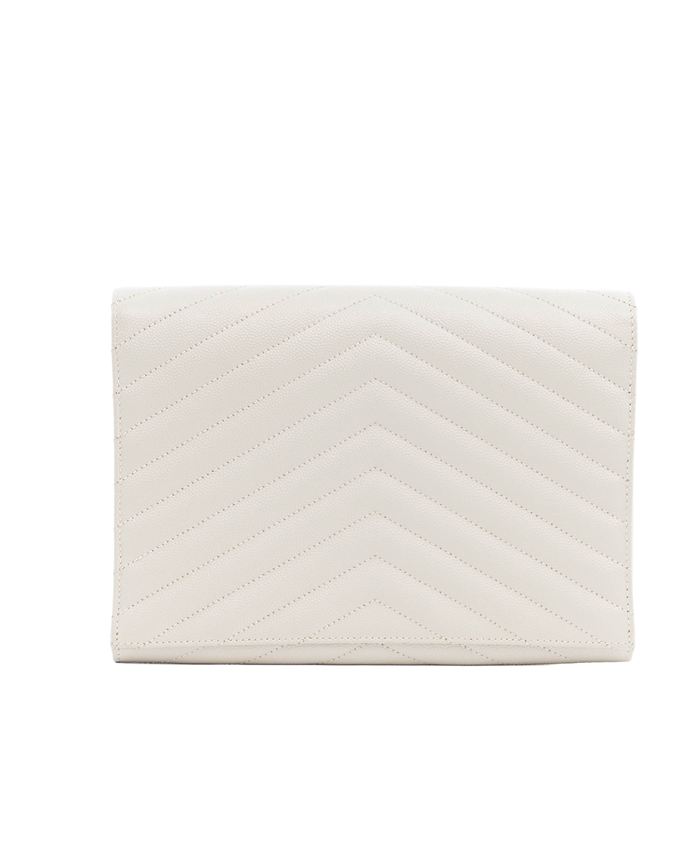 YSL CLUTCH BEIGE CHEVRON GHW TCT 617662 0122 5037