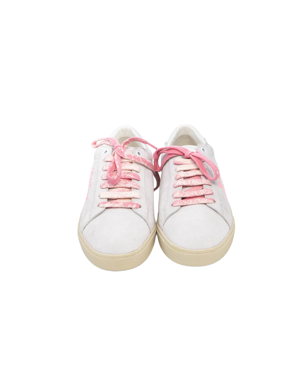 YSL COURT CLASSIC SNEAKER 39 WHITE PINK DE 580043 04514