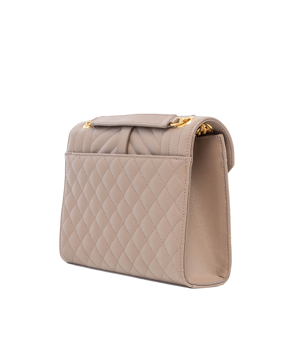 YSL ENVELOPE MEDIUM BROWN CALF GHW GUE600185 1022 04413