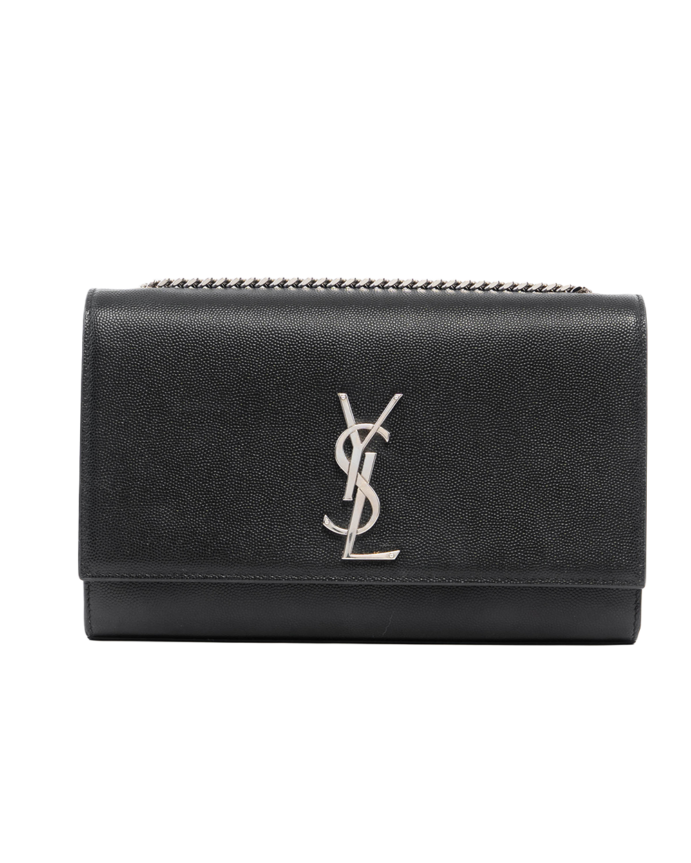 YSL KATE MEDIUM BLACK CALF SHW 08250