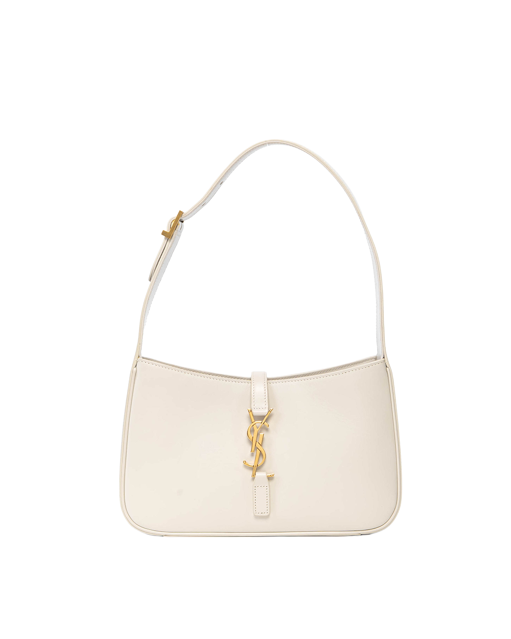 YSL LE 5 A7 HOBO SMALL WHITE CALF GHW MA1657228 062224 6065