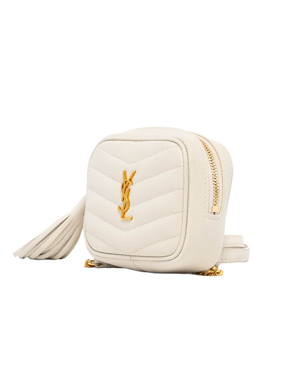 YSL LOU BABY WHITE CALF GHW BRS 635088 0620 5167