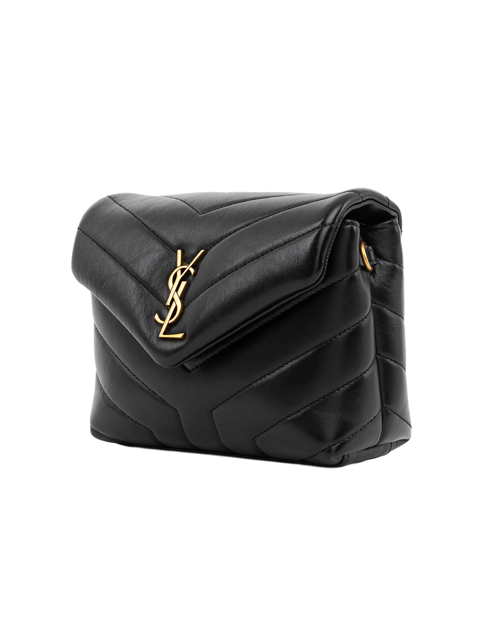YSL LOU LOU MINI BLACK CALF GHW GUE 678401 0523 04688
