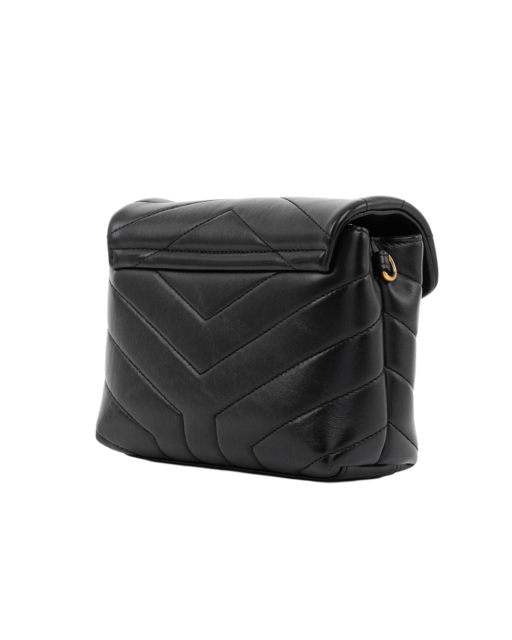 YSL LOU LOU MINI BLACK CALF GHW GUE 678401 0523 04689