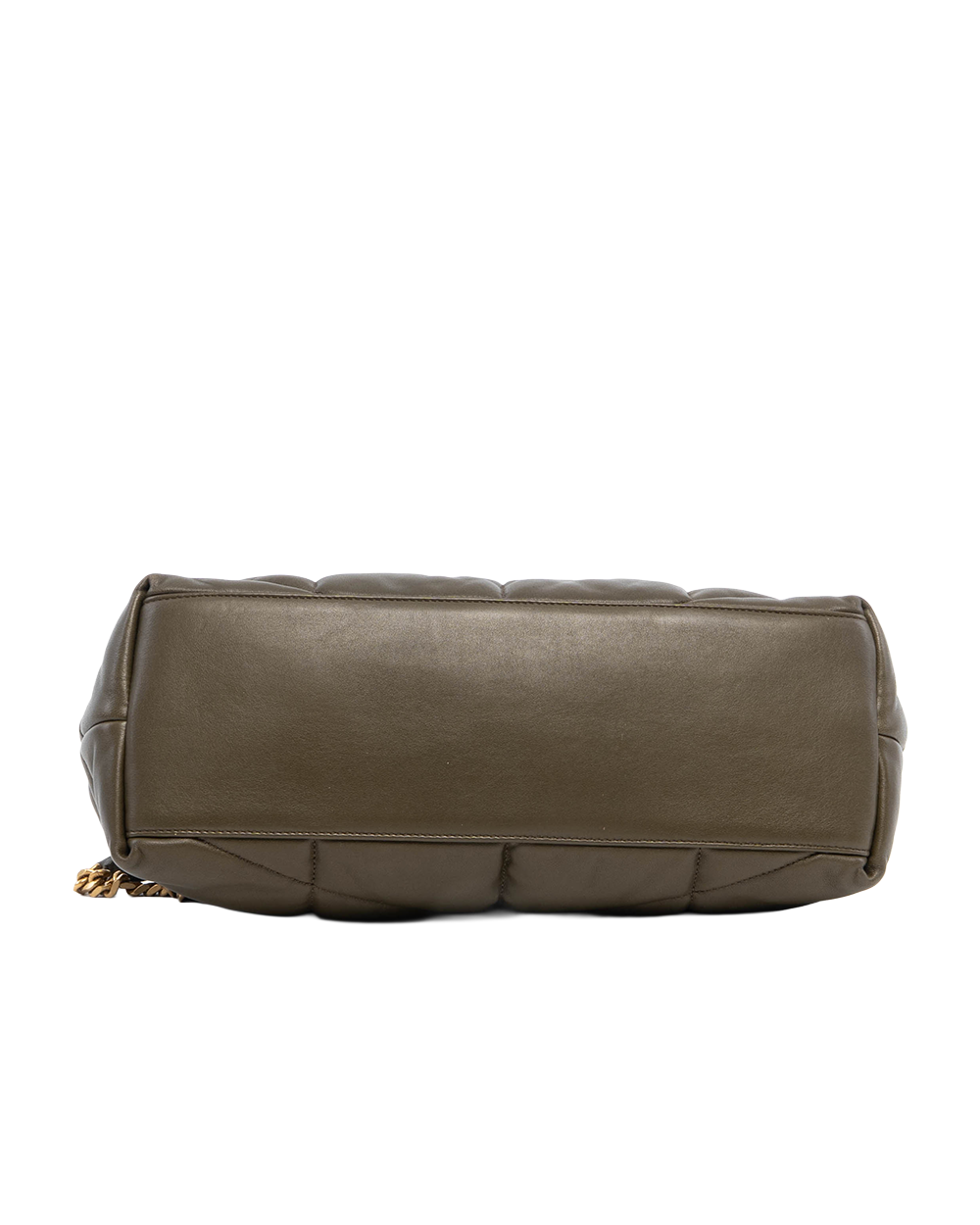 YSL LOU PUFFER MEDIUM GREEN CALF GHW GUE 577475 0720 1761