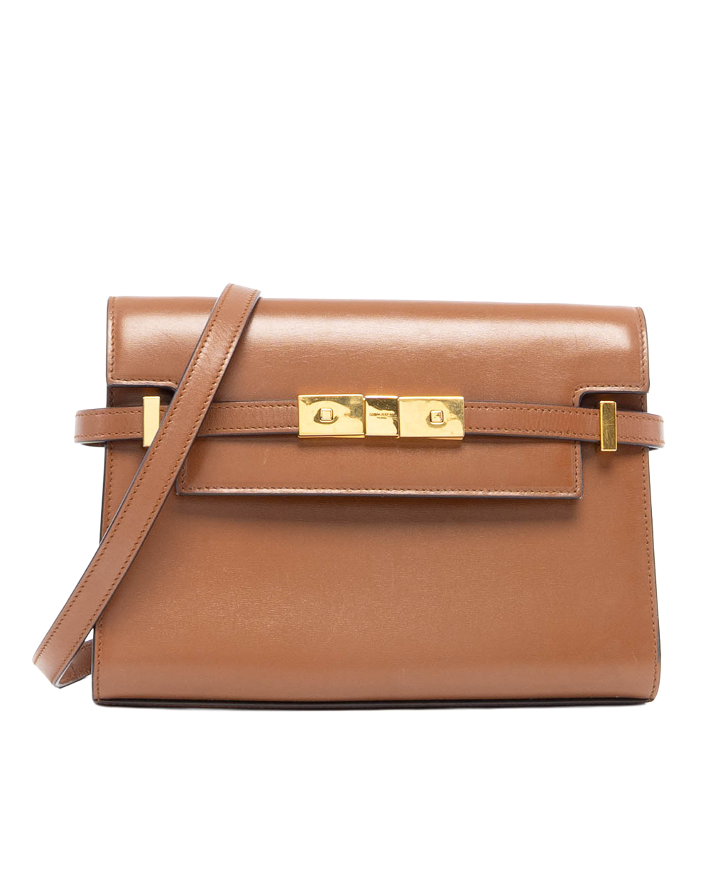 YSL MANHATTAN MINI BROWN CALF GHW GAB675626 0622 6064