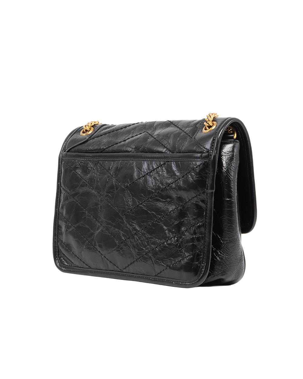 YSL NIKI BABY BLACK CALF GHW PLB 633160 0722 3169