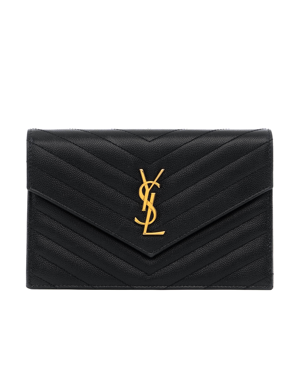 YSL WOC 7.5 BLACK CHEVRON GHW GUE 393953 0118 09422