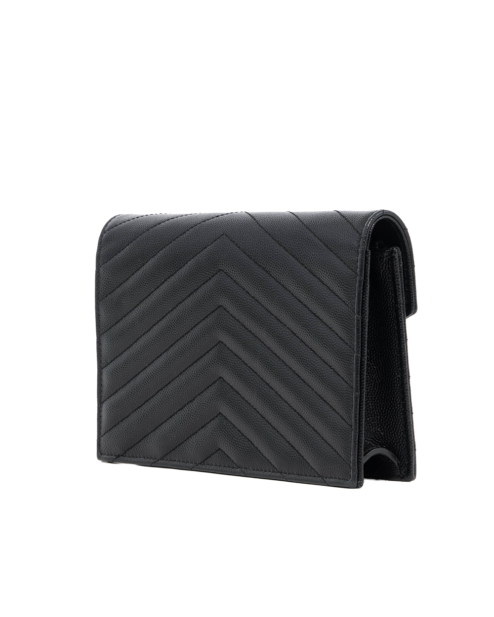 YSL WOC 7.5 BLACK CHEVRON GHW GUE 393953 0118 09424