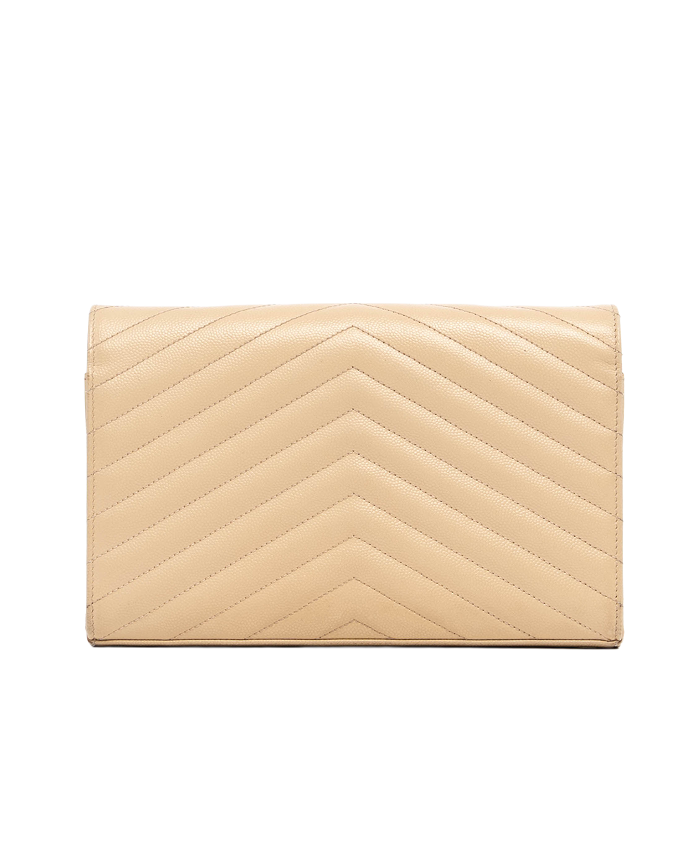 YSL WOC 9.5 BEIGE CHEVRON GHW GUE 377828 0118 09488