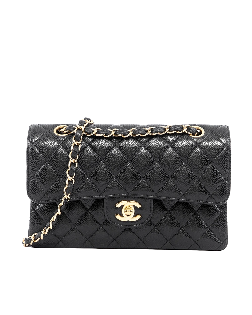 BA252283 CHANEL CLASSIC 9 BLACK CAVIAR GHW TK1KG307