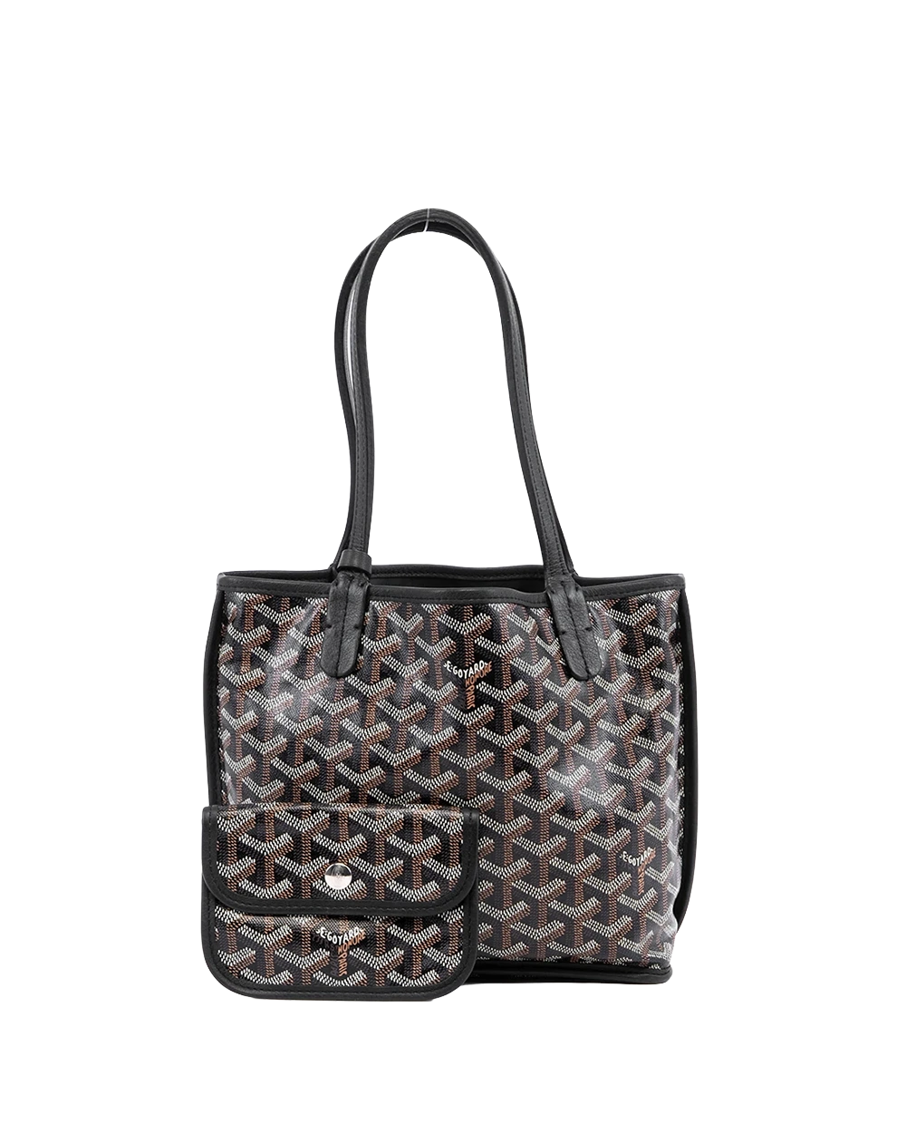 BA253313 GOYARD ANJOU MINI BLACK CANVAS SHW MAE020229