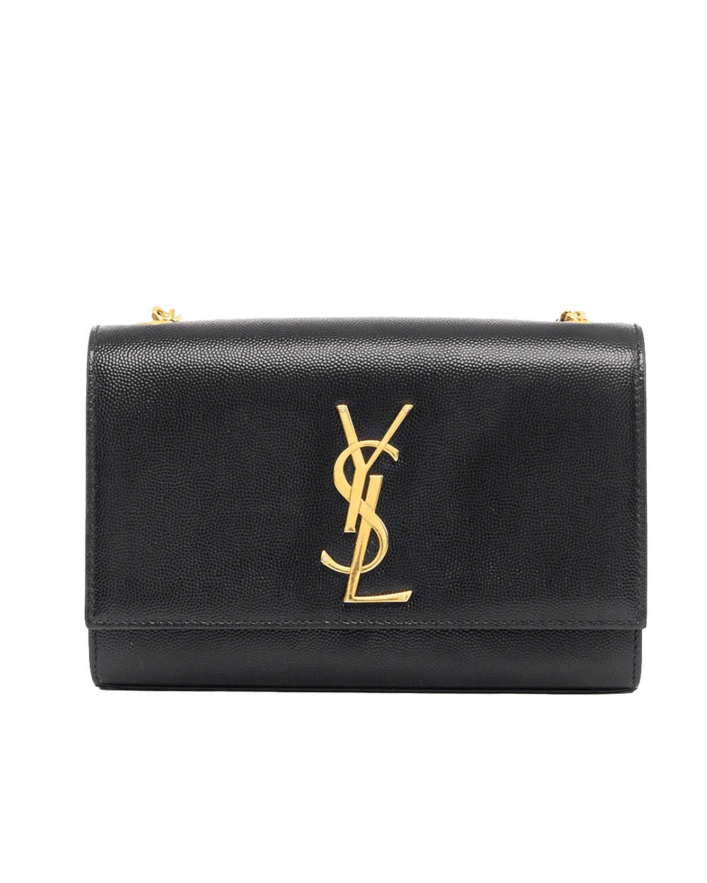 BA256681 YSL KATE BLACK CAVIAR GHW