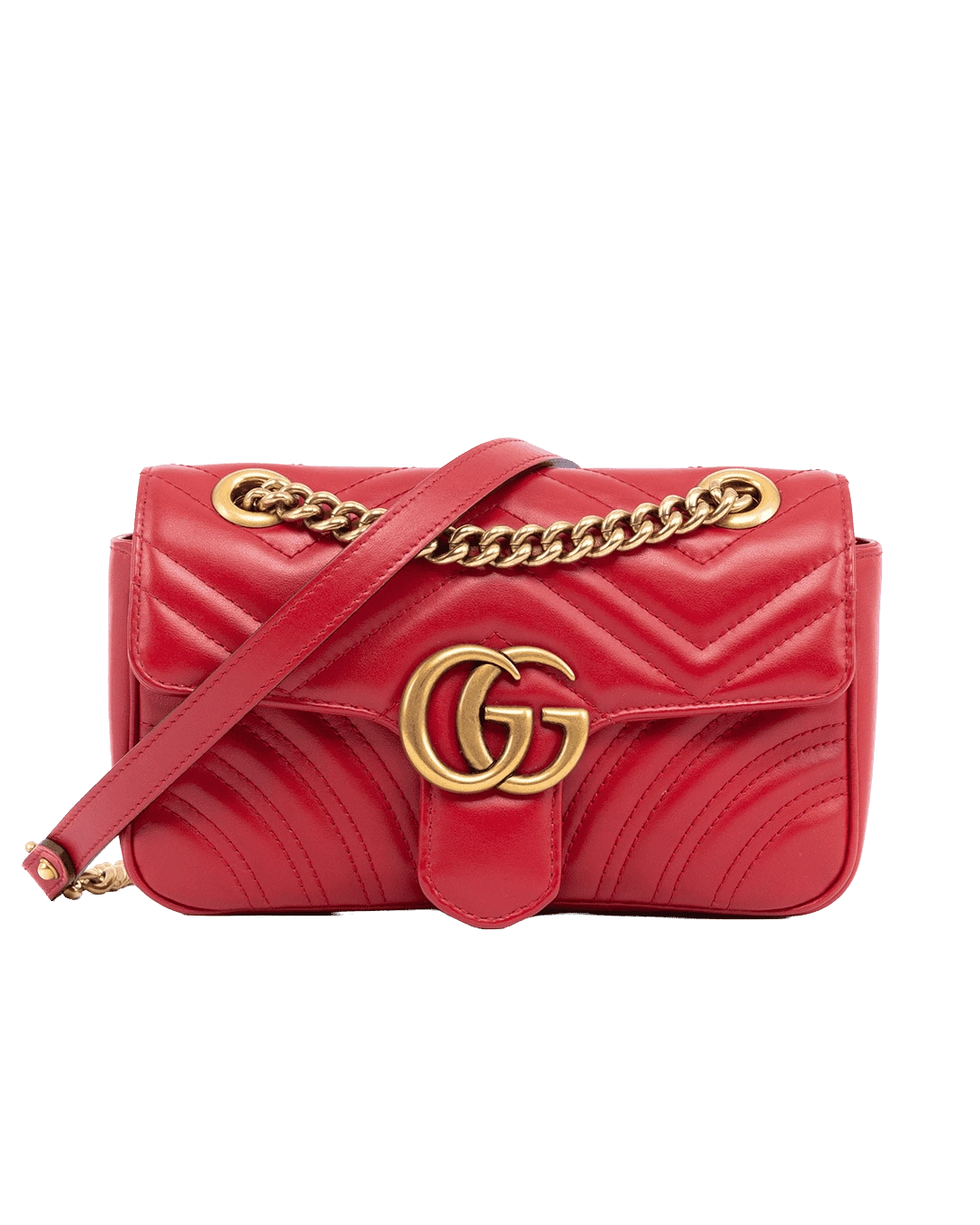 BA258059 GUCCI MARMONT 22 RED CALF GHW 446744 520981 result