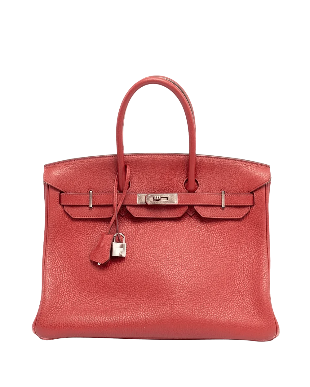 BA259404 HERMES BIRKIN 35 ROUGE CASAQUE TOGO SHW R (SQ) U 64 2014 06583