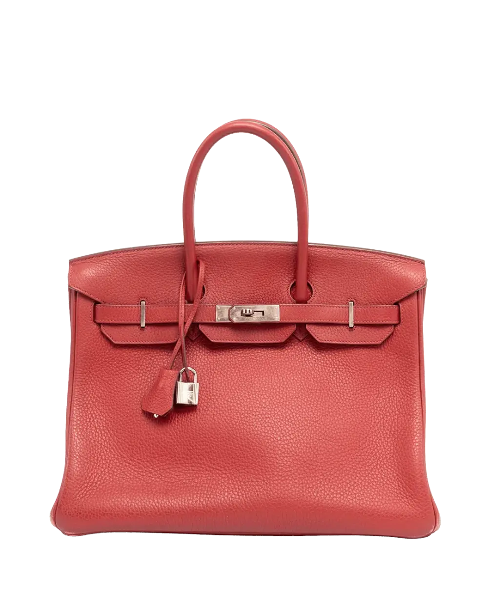 BA259404 HERMES BIRKIN 35 ROUGE CASAQUE TOGO SHW R (SQ) U 64 2014 06583