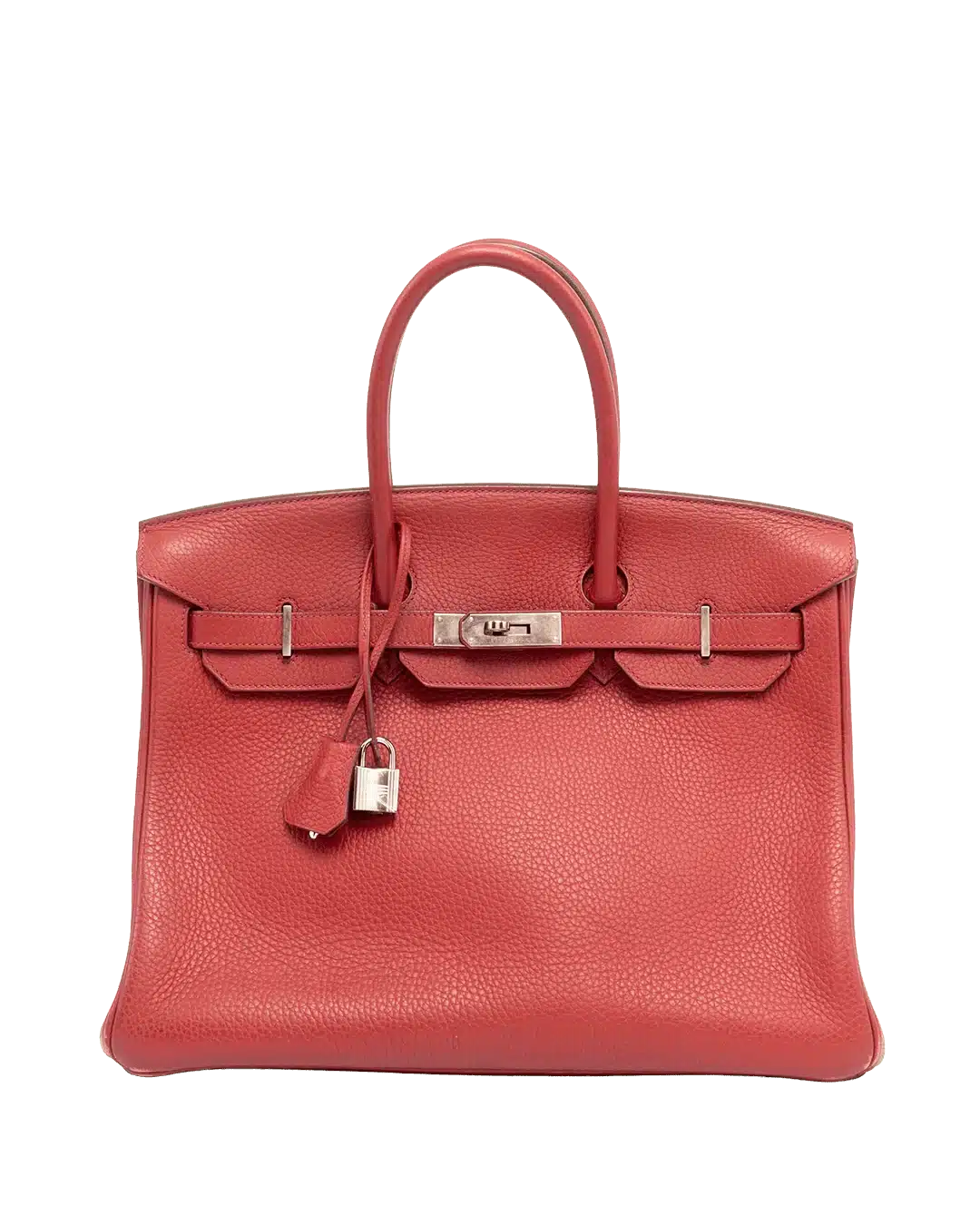 BA259404 HERMES BIRKIN 35 ROUGE CASAQUE TOGO SHW R (SQ) U 64 2014 06583