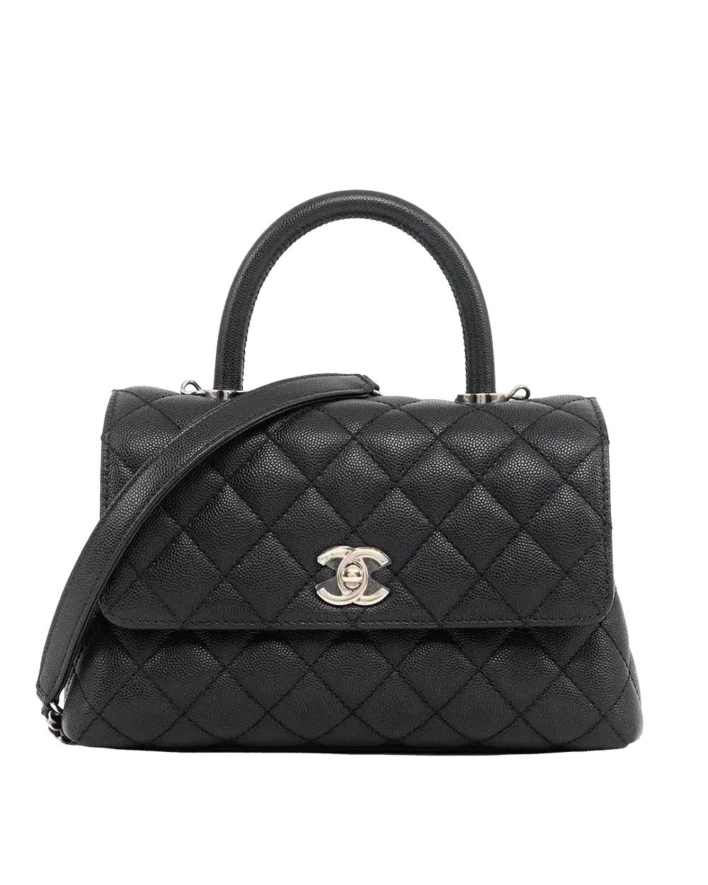 BA259561 CHANEL COCO 9.5 BLACK CAVIAR GHW JPAN3UJL result
