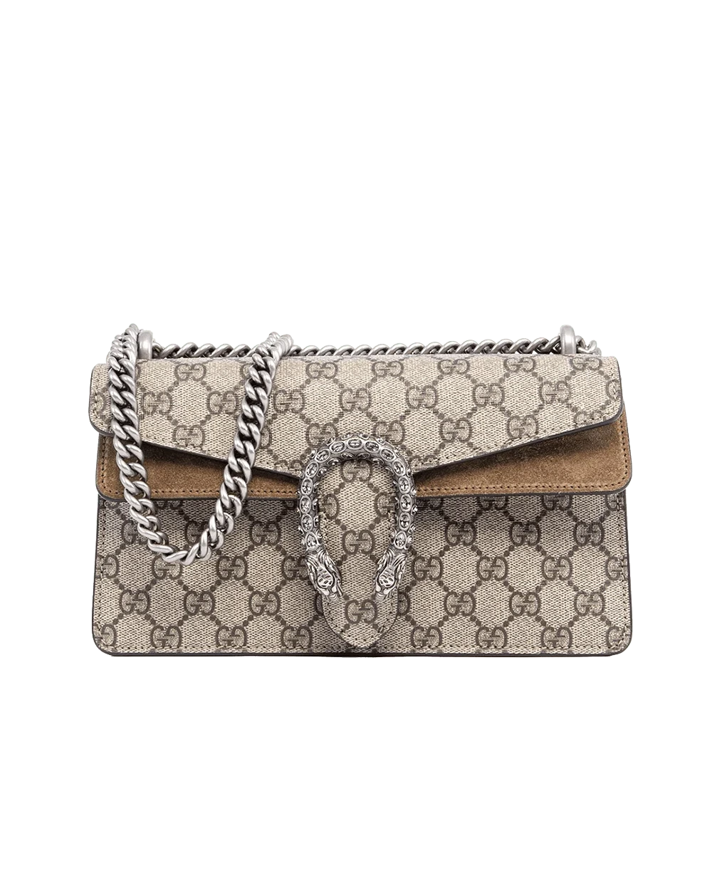 BA259609 GUCCI DIONYSUS SMALL BROWN CRYSTAL GG MONOGRAM CANVAS RHW 499623 467891 06309