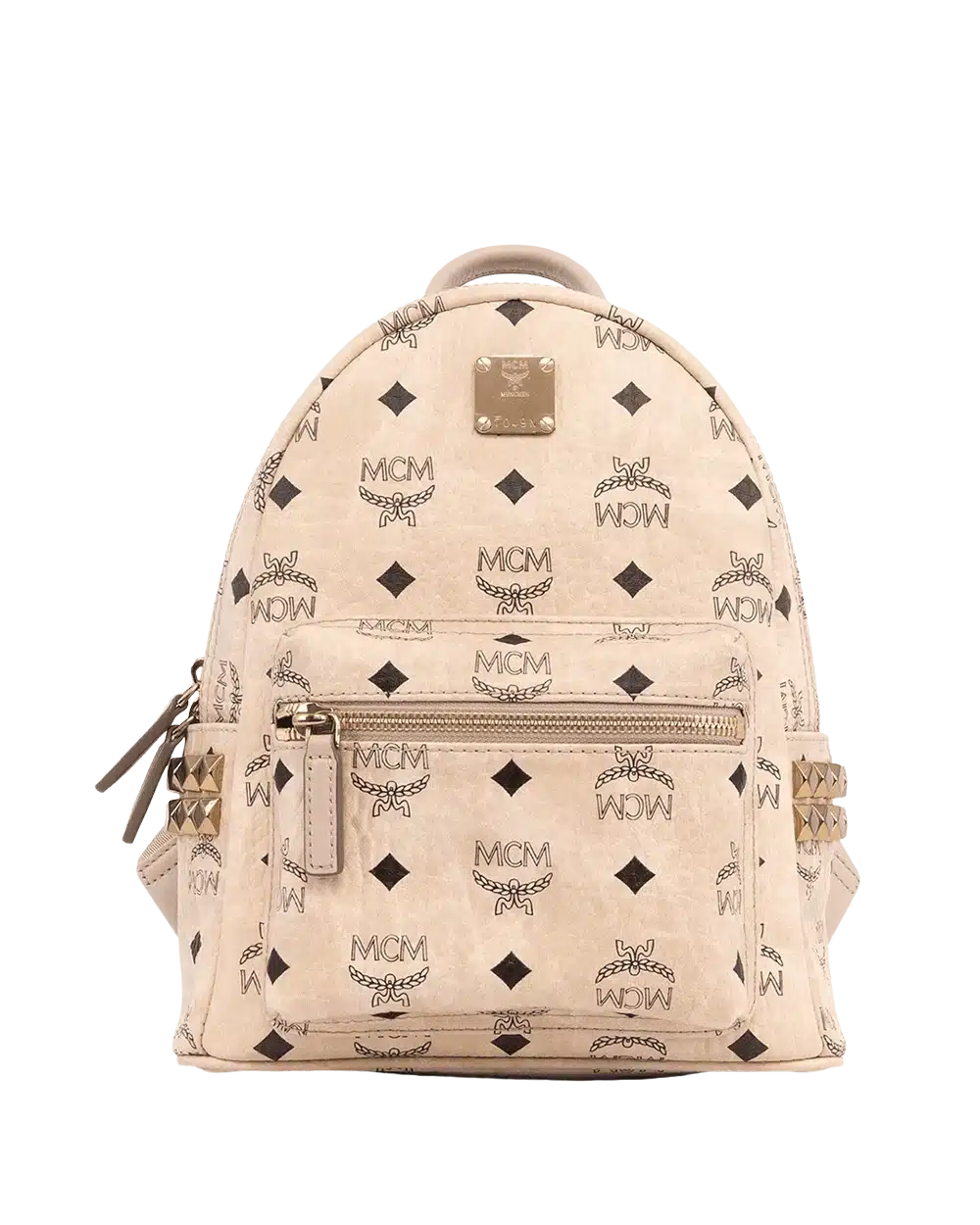 BA260002 MCM BACKPACK MINI BEIGE CALF GHW MMK6SVE41IG001 result
