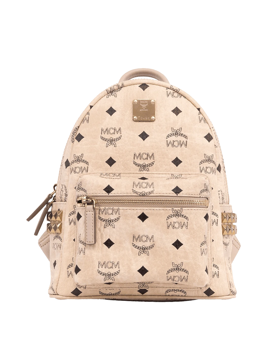 BA260002 MCM BACKPACK MINI BEIGE CALF GHW MMK6SVE41IG001 result