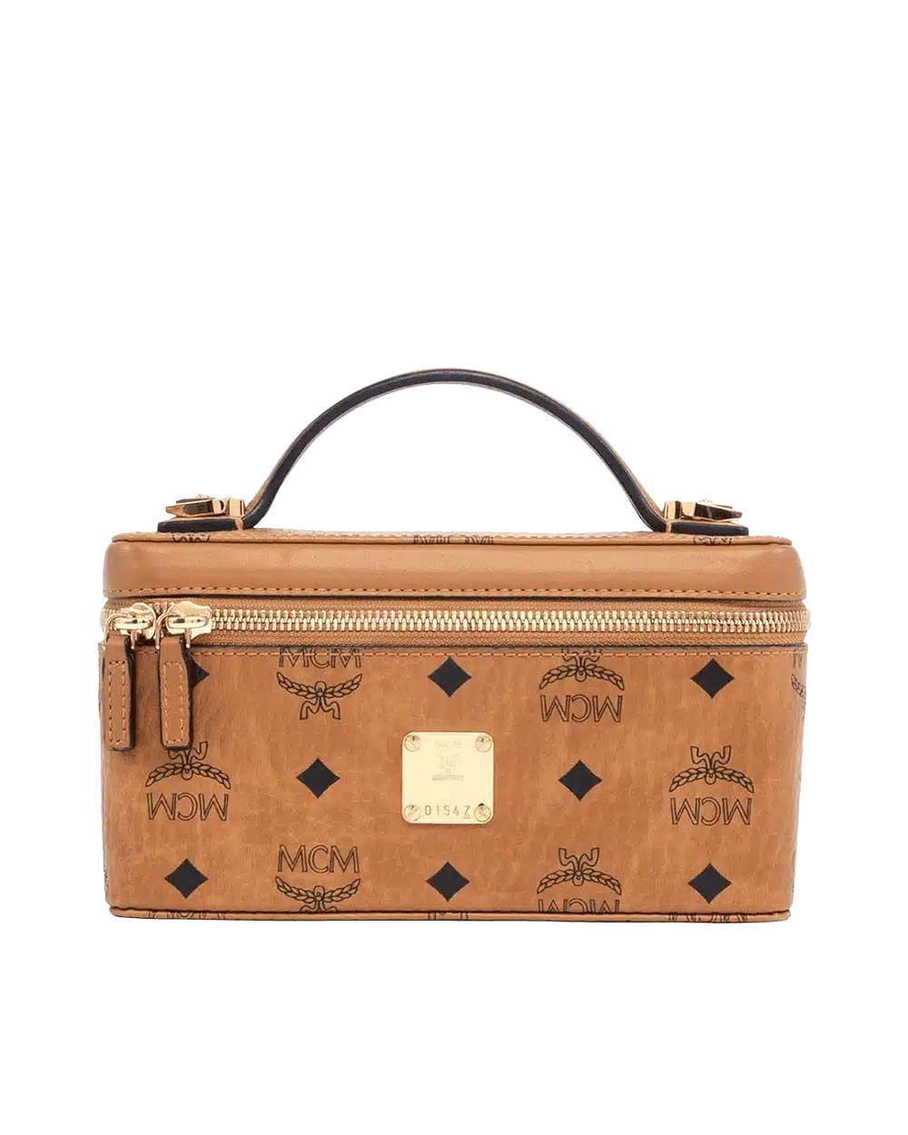 BA260005 MCM ROCKSTAR VANITY CASE 8 BROWN CANVAS GHW MYZBAVI01CO0001 result