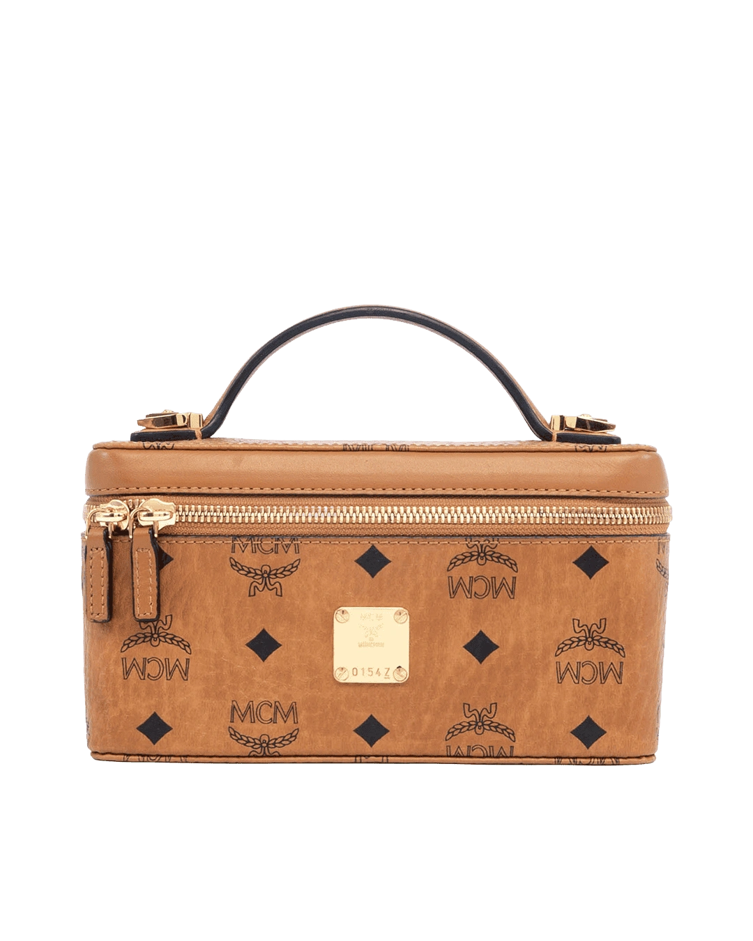BA260005 MCM ROCKSTAR VANITY CASE 8 BROWN CANVAS GHW MYZBAVI01CO0001 result