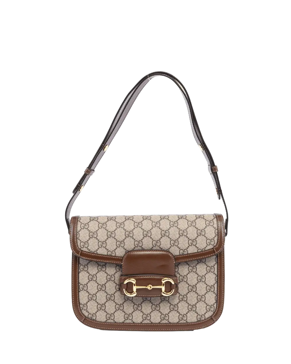 BA260042 GUCCI HORSEBIT 1955 MEDIUM BROWN GG MONOGRAM CANVAS GHW 602204 493075 result