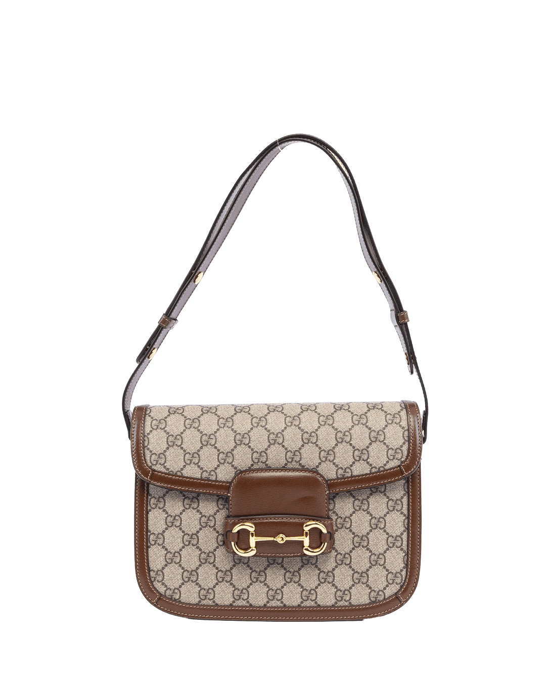 BA260042 GUCCI HORSEBIT 1955 MEDIUM BROWN GG MONOGRAM CANVAS GHW 602204 493075 result