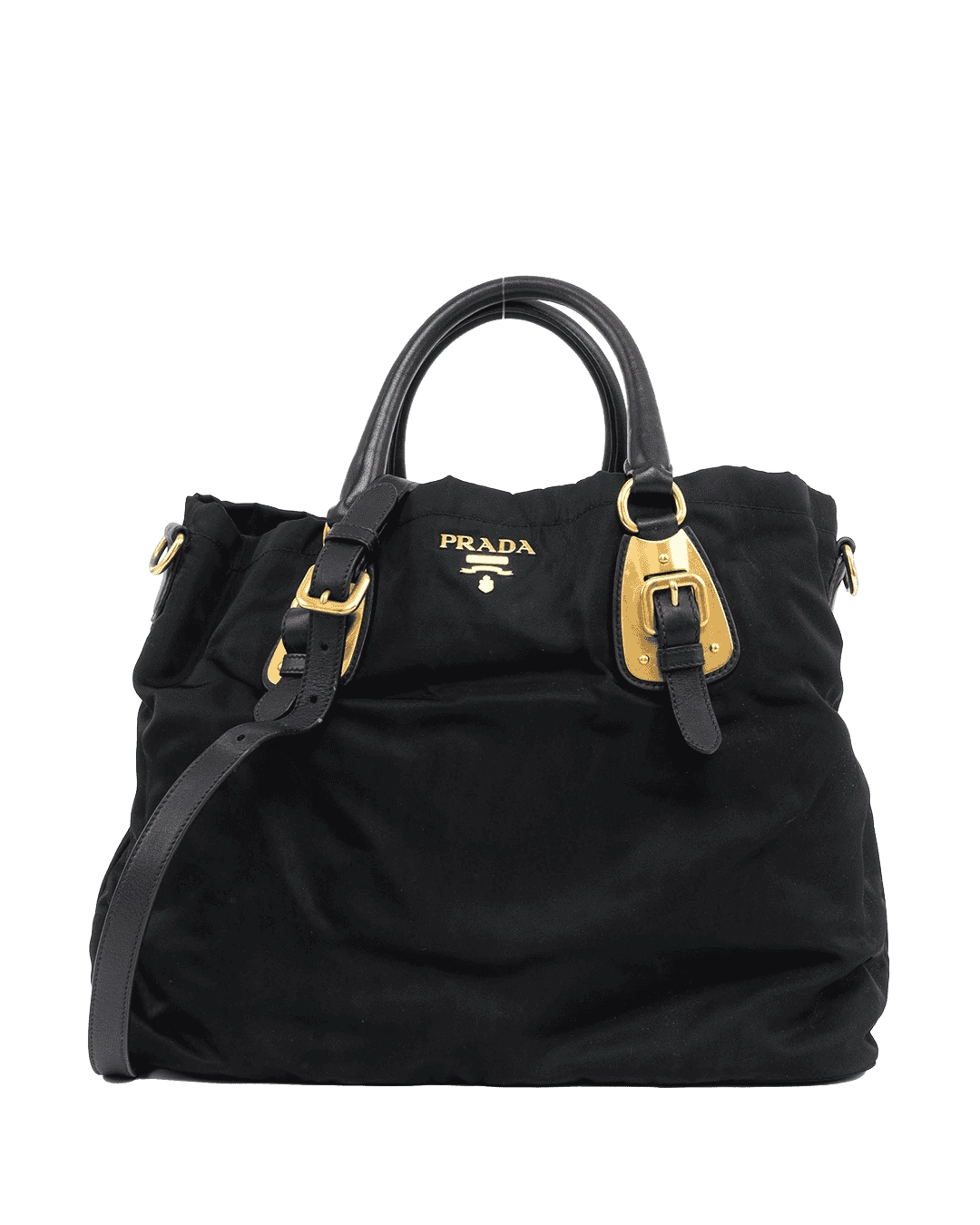 BA260045 PRADA TESSUTO TOTE BLACK NYLON GHW BN1902 result