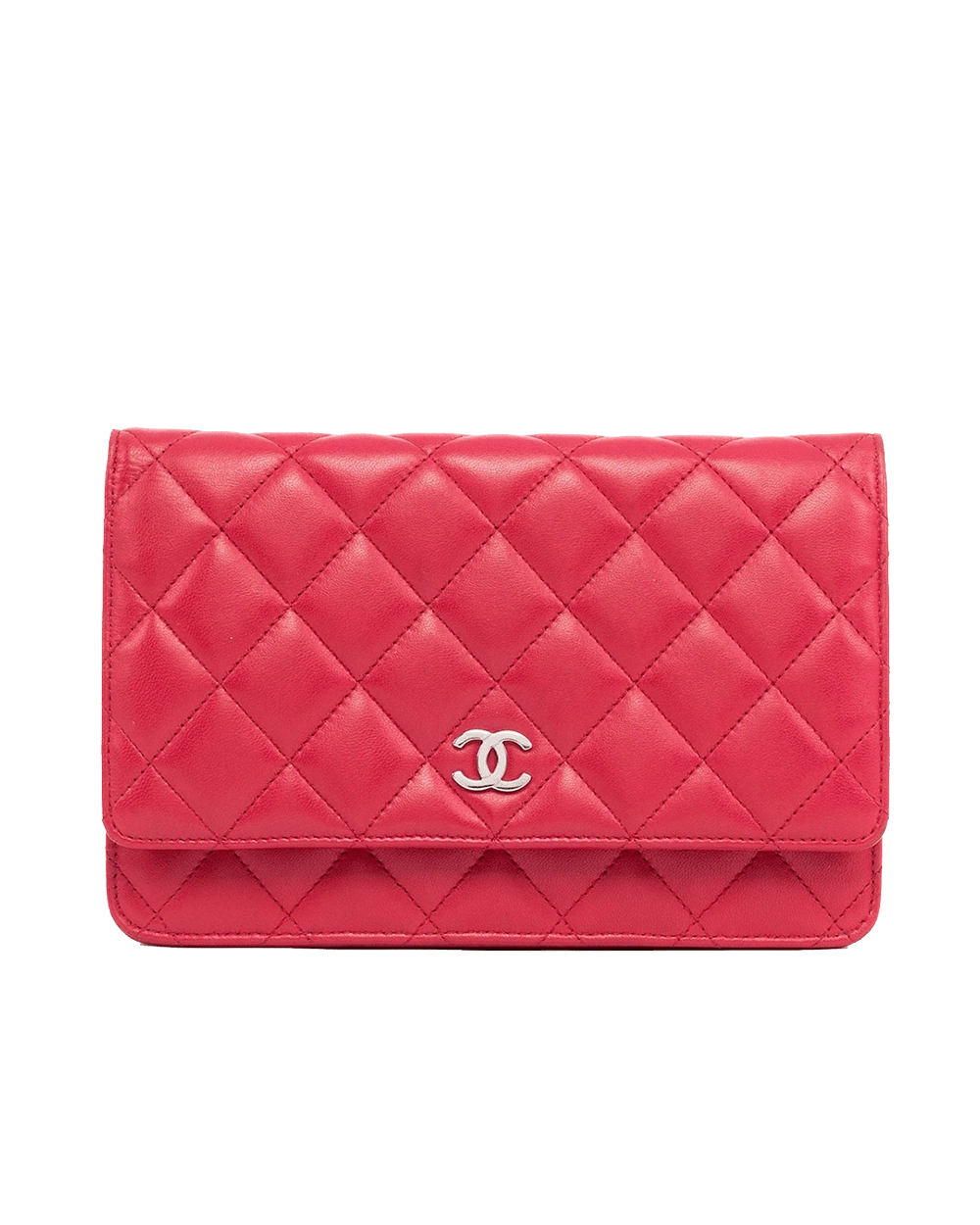 BA260136 CHANEL WOC 7.5 RED LAMB SHW 14416972