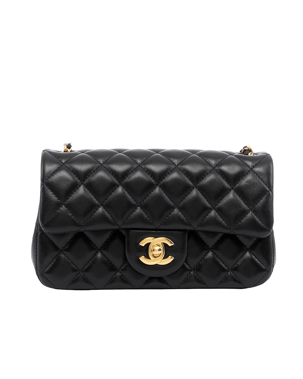 BA260263 NEW CHANEL CLASSIC ADJ BALL 8 BLACK LAMB GHW PJ0JGC8A