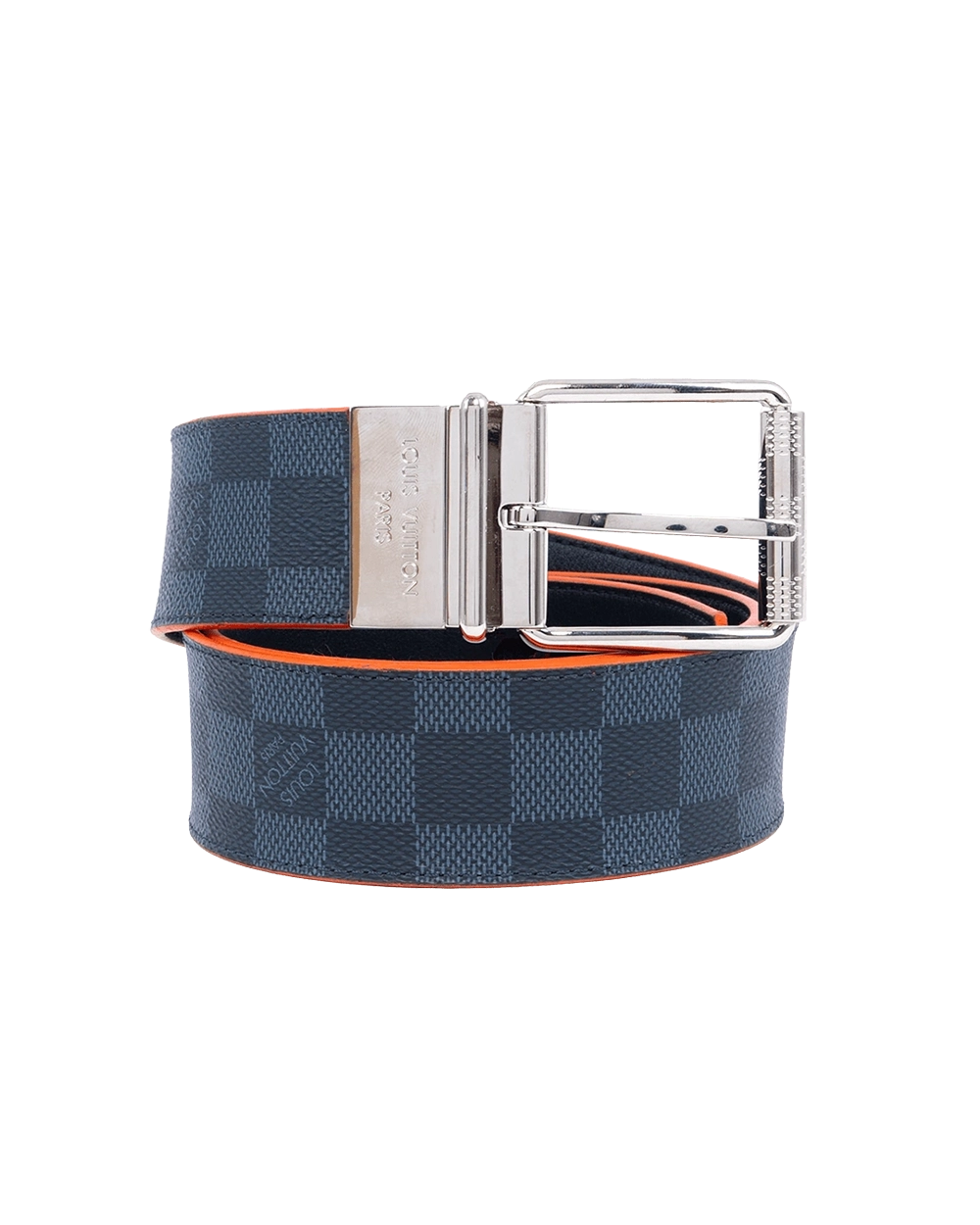 BA260334 LV BELT 4 CM 85 GRAPHITE DAMIER CANVAS SHW BC0199