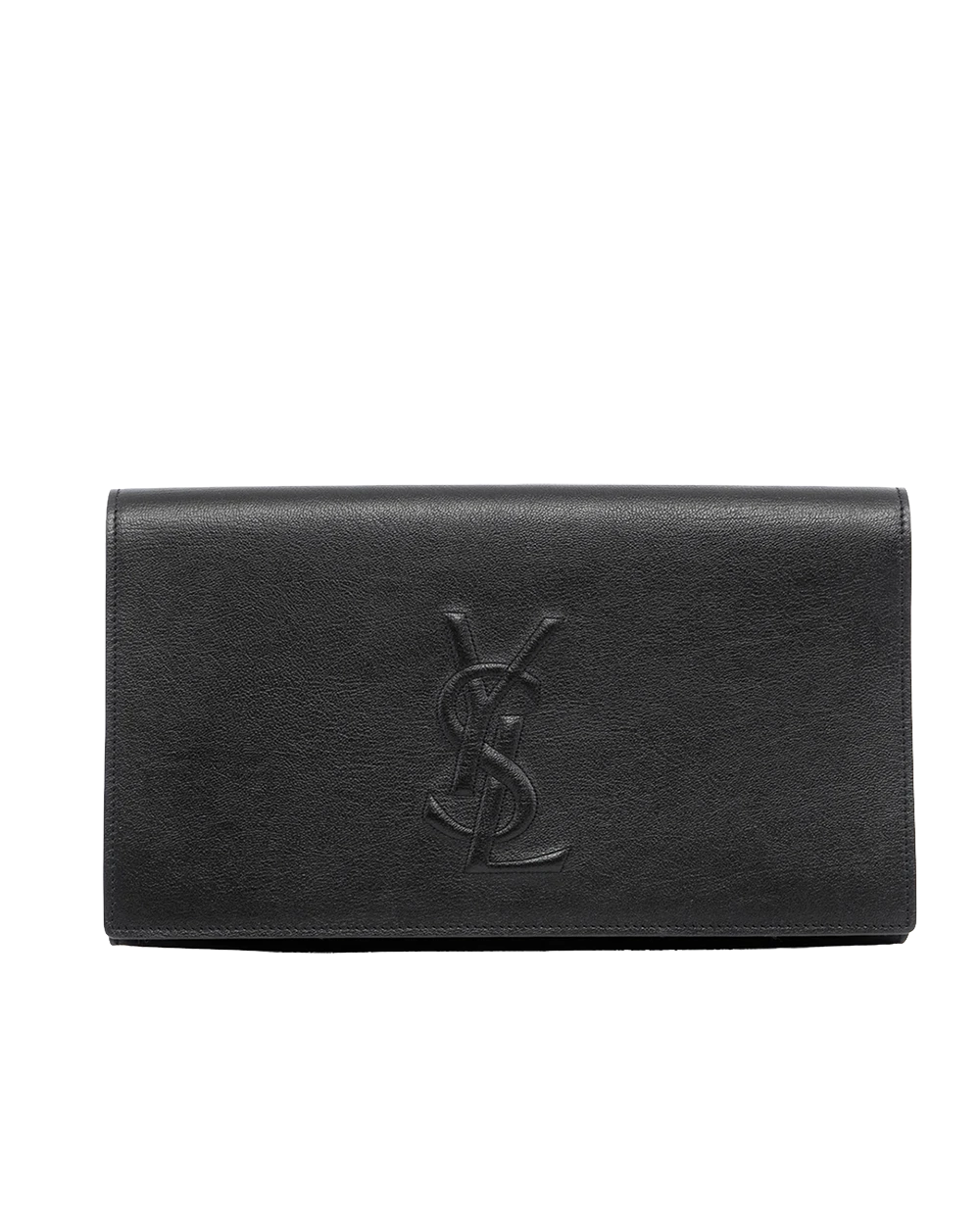 BA260347 YSL CLUTCH BLACK CALF GHW MAL361120Y 1217 result