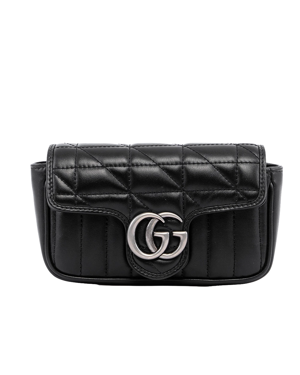 BA260387 GUCCI MARMONT SUPER MINI BLACK CALF RHW 746433 493075 result