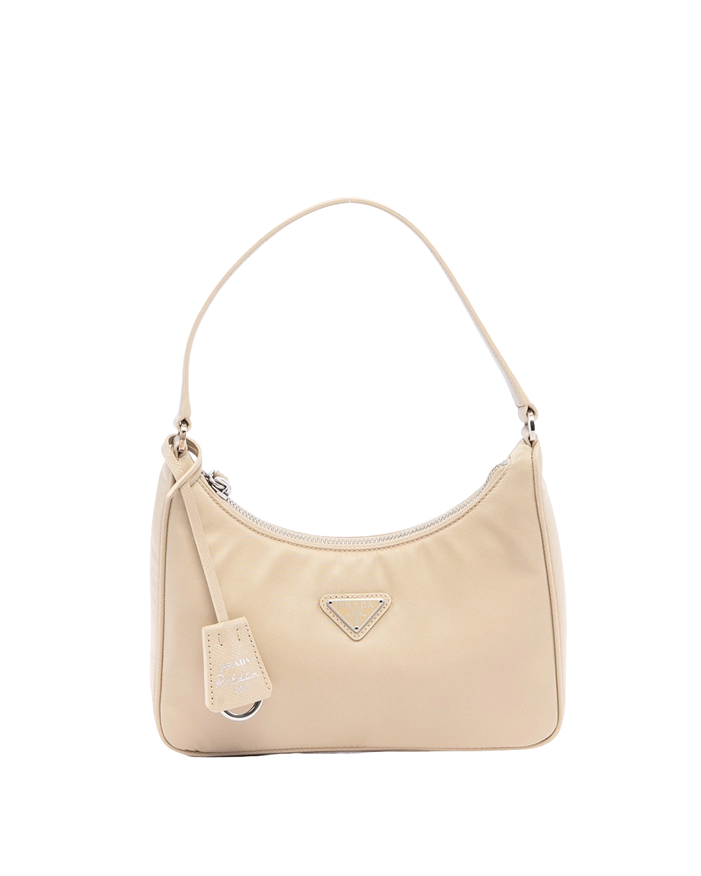 BA260459 PRADA RE EDITION 2005 BEIGE NYLON SHW MICROCHIP