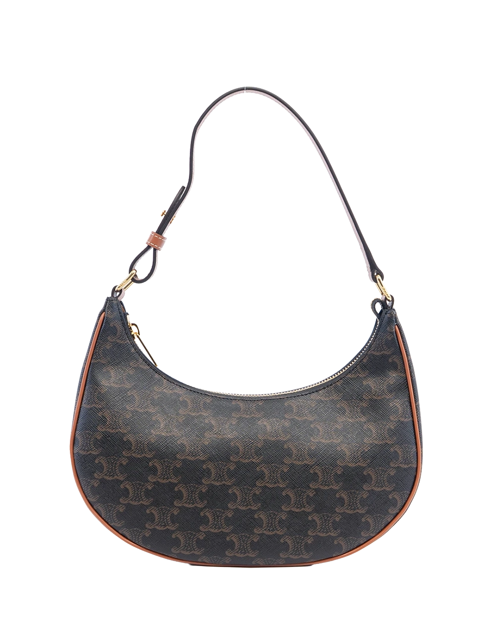 BA260667 NEW CELINE AVA MEDIUM BROWN TAN CANVAS GHW U GA 1203 U AT 0283