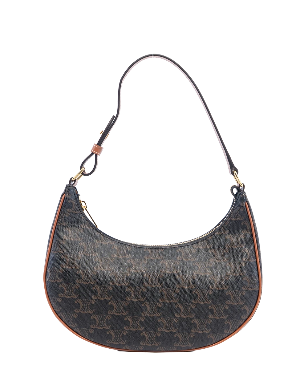 BA260668 NEW CELINE AVA MEDIUM BROWN TAN CANVAS GHW U GA 1213 U AT 0283 2