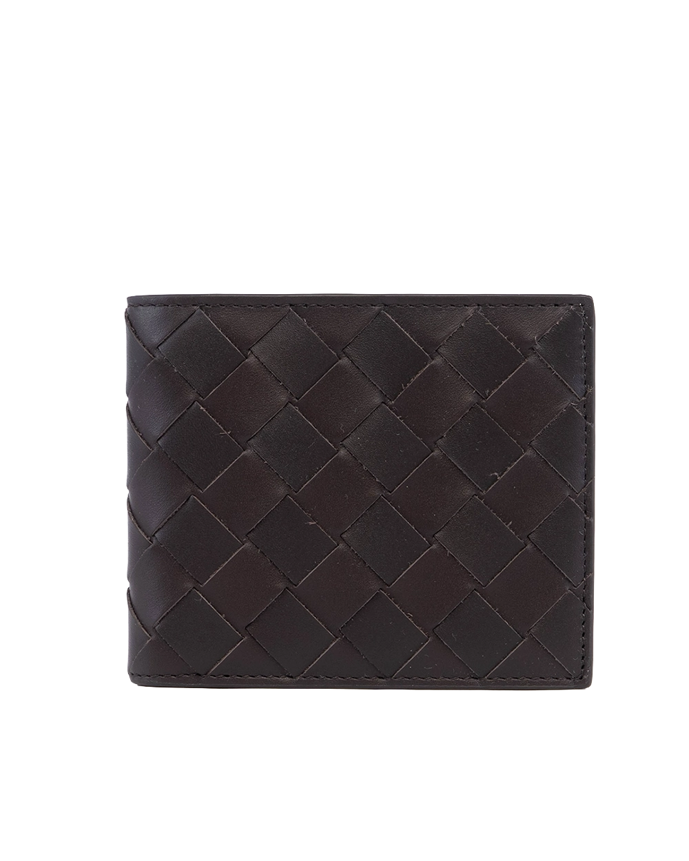 BA260837 NEW BOTTEGA 8 CARDS SHORT BROWN BIG STRAP CALF R01053643Y
