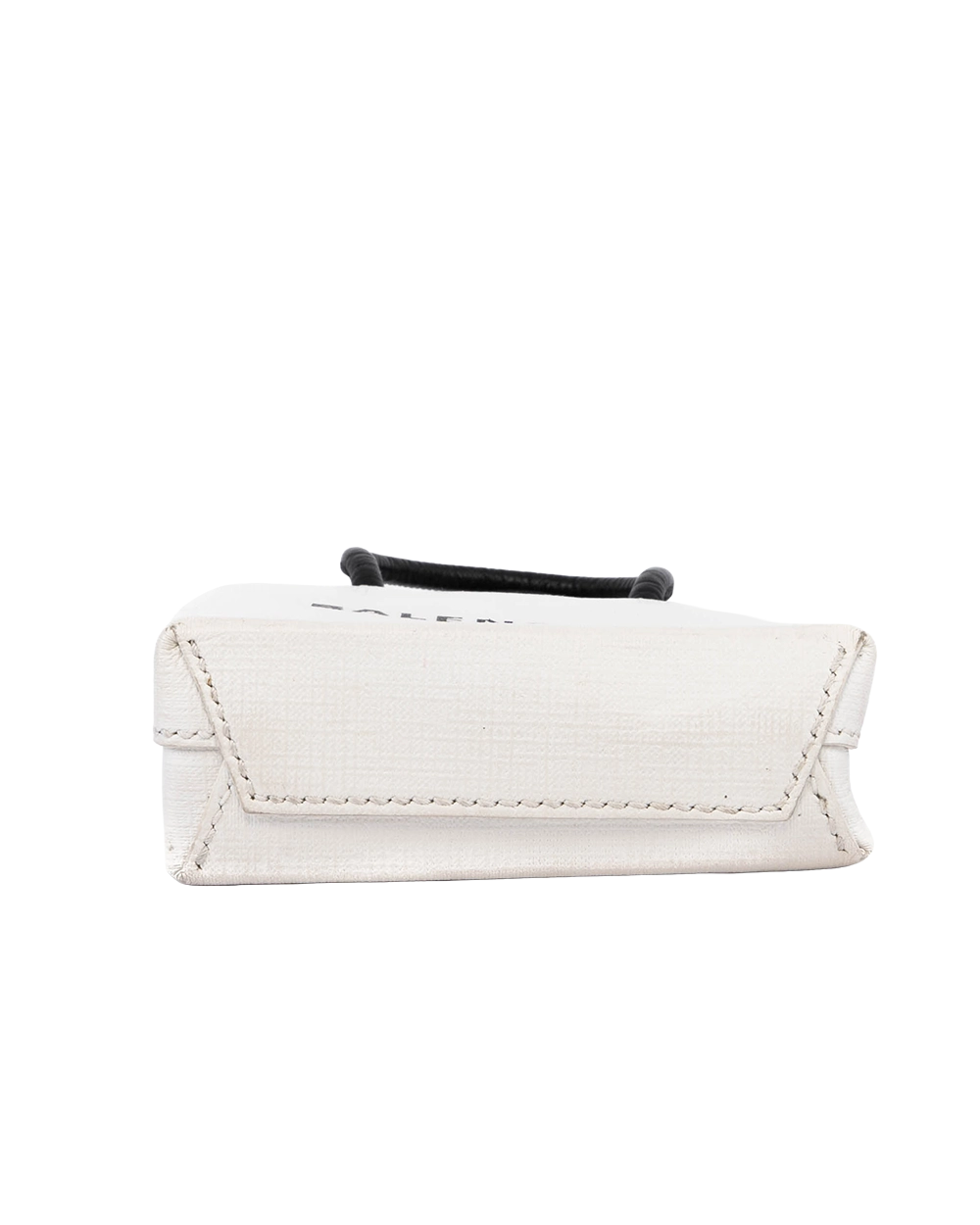 BALENCIAGA SHOPPING PHONE TOTE XS WHITE CANVAS SHW 593826 9000 W 002123 05238
